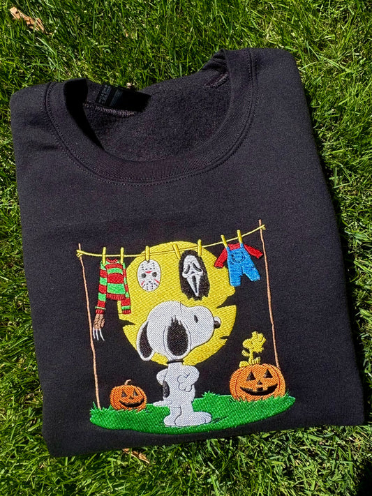 Killer Dog OOTD Embroidered Sweater