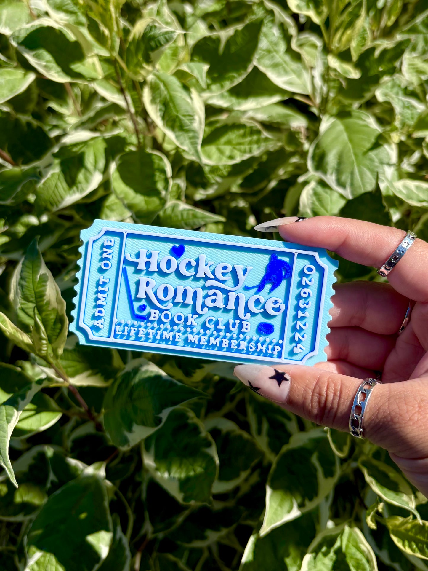 Book Club Ticket Decor