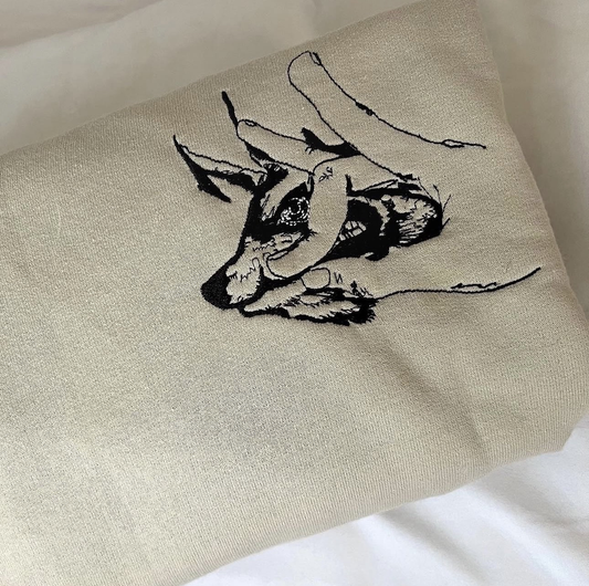Kon Inspired Embroidered Sweater